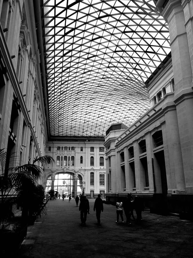 Glass arcade - photograph by Han Wen Zhang