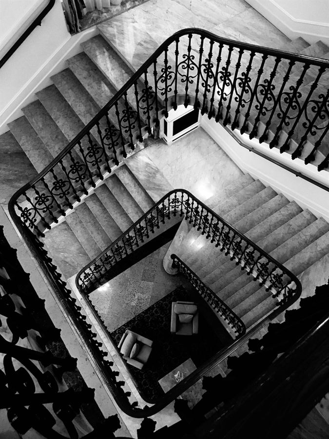 Spiral staircase - photograph by Han Wen Zhang